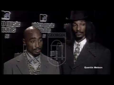 Television news reports Tupac's death