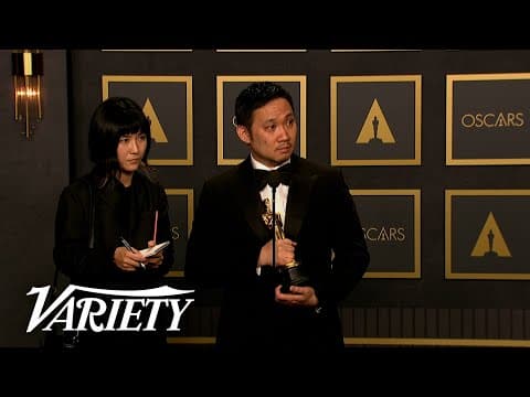 Hamaguchi's Oscar Backstage Speech for Drive My Car