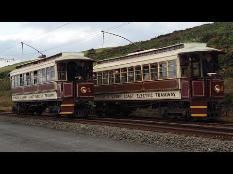 Electric Tramcars No. 1 and 2 of the Manx Electric Railway