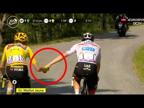 La plus belle image du Tour de France 2022: Vingegaard attend Pogacar après sa chute