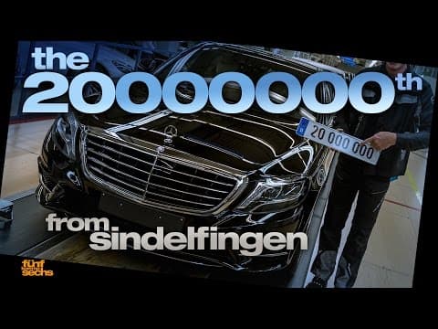 Dr. Z and the 20 Millionth Mercedes made in Sindelfingen (German)