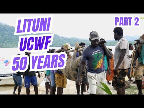 UCWF 50-Year Jubilee: Traditional Welcome Ceremony in Lituni