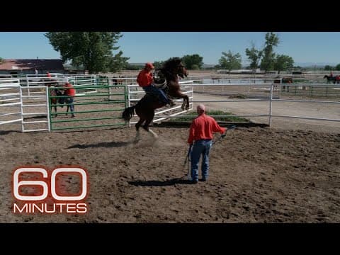 How Wyoming uses wild horses to help prison inmates | 60 Minutes