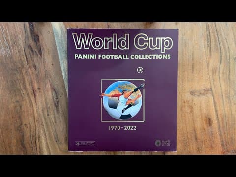 Panini sticker albums - "got, got, need"