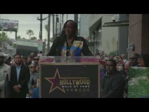 A posthumous star on the Hollywood Walk of Fame