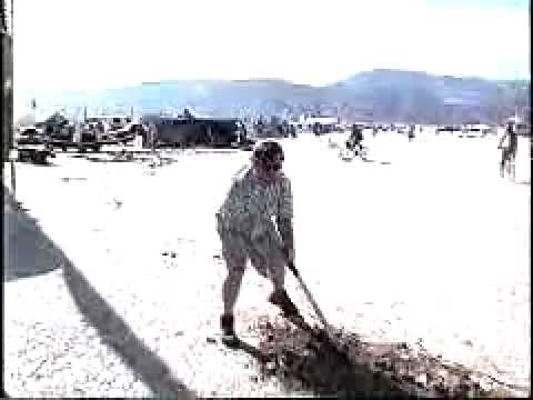 Burning Man 1997 - Digging a Ditch