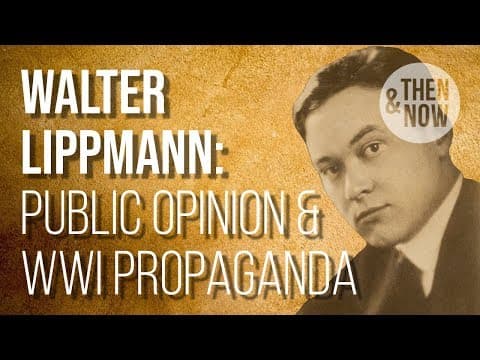 Walter Lippmann and Public Opinion