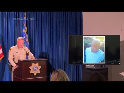Las Vegas police announce a murder charge