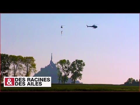 The Archangel Returns to the Spire by Helicopter