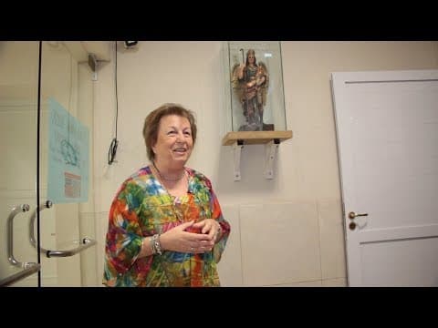 Restoring the Archangel Raphael Statue at the Hospital