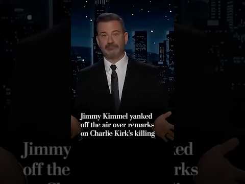 ABC suspends Jimmy Kimmel over remarks about Kirk's killing