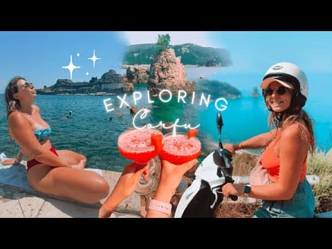 Exploring Corfu, Greece π¬π· Cocktails, Savoury Donuts & A Pink Hostel?!