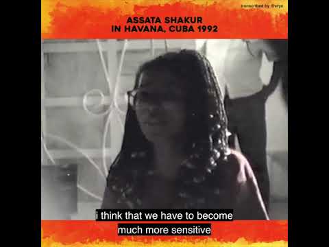 Assata Shakur speaks in Havana