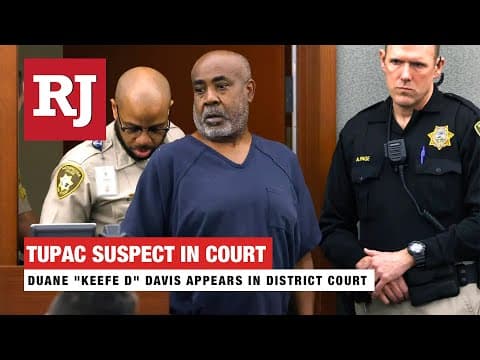 Davis is arraigned in district court