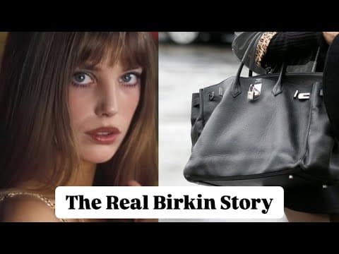 The story behind the Birkin bag told by Jane Birkin herself