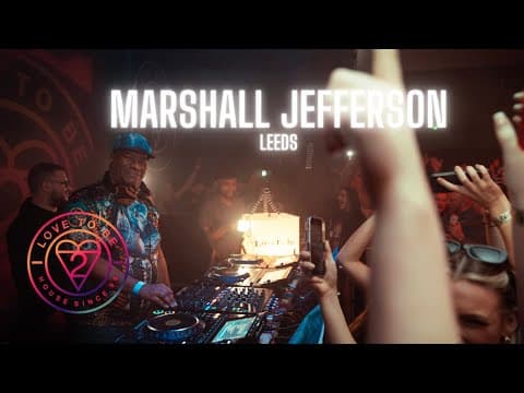 Marshall Jefferson live at Mint Warehouse, Leeds