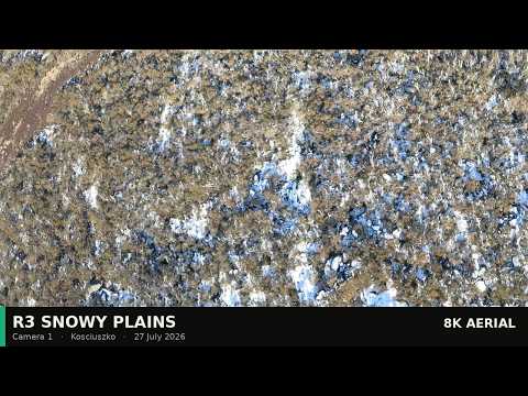 R3 Snowy Plains - Camera 1 - Kosciuszko wild horse retention area, 27 July 2026 (4K aerial)