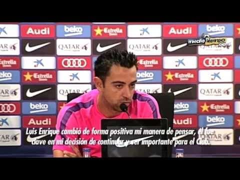 Xavi Hernández anunció su renuncia a la Selección Española