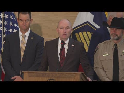 Utah governor announces an arrest