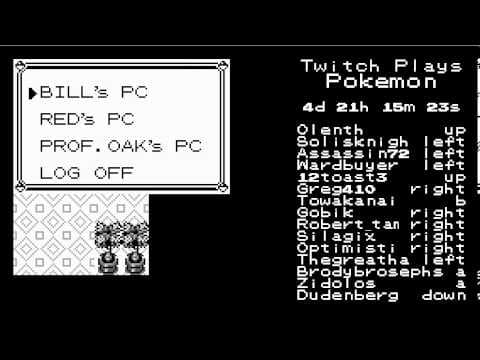 Twitch Plays Pokémon - Helix Fossil saved from the PC