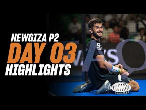 NewGiza Premier Padel P2: Day 3 - Men's Highlights
