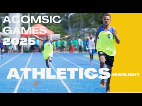 ACOMSIC 2025 Games highlight Athletics Solomon Islands