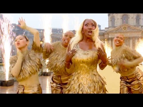 Aya Nakamura at the Paris 2024 Olympic opening ceremony