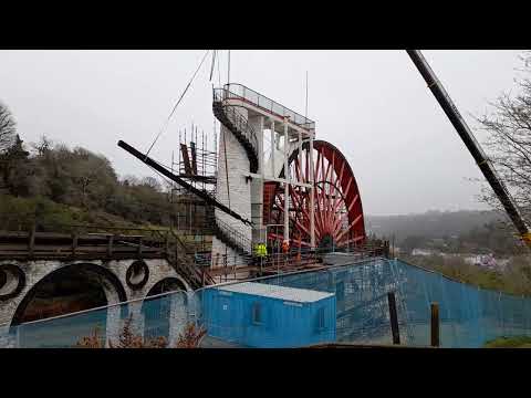 Laxey Wheel Being Repaired