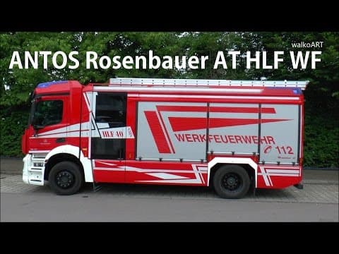 Mercedes-Benz Antos 1843 Rosenbauer AT HLF Werkfeuerwehr Daimler AG Untertürkheim