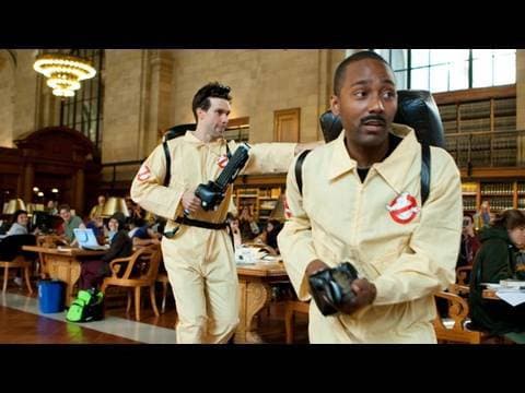 Ghostbusters at the New York Public Library