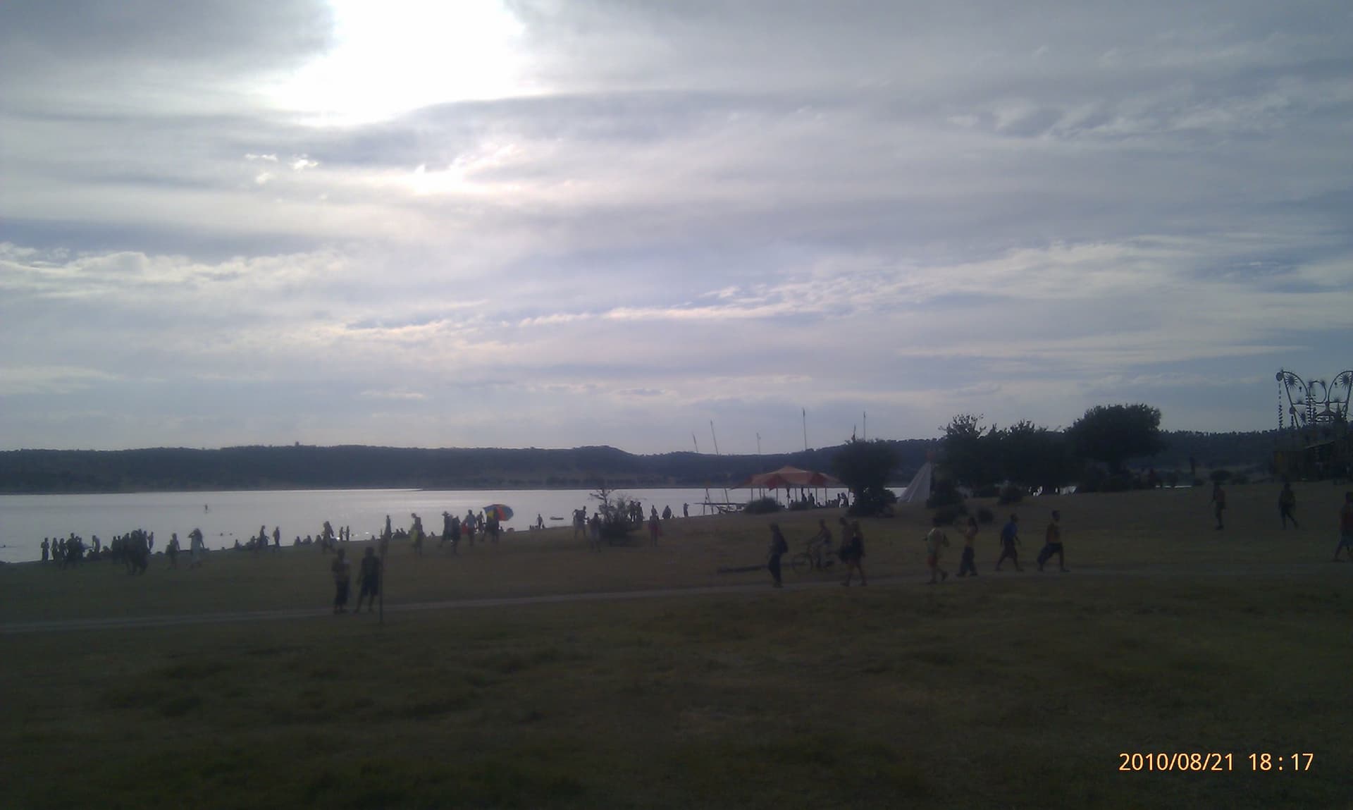 Overcast light over the reservoir, Boom 2010