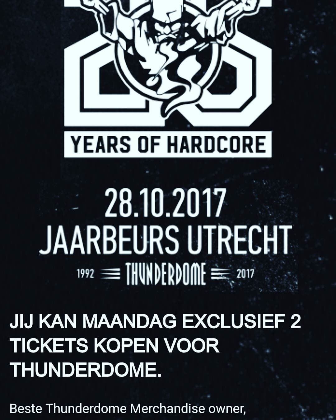 HELL YEAH!! #THUNDERDOME #thunderdome2017 #hardcoretothebone #hardcore4life #hardcore #gabber #hakkuh #earlyraver #nostalgie #benikeenhashta