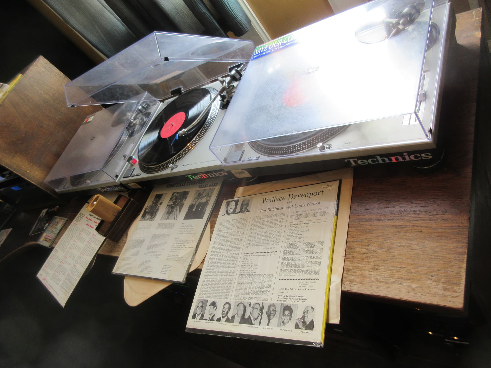 Radio WWOZ Studios New Orleans June 2021 - Turntables