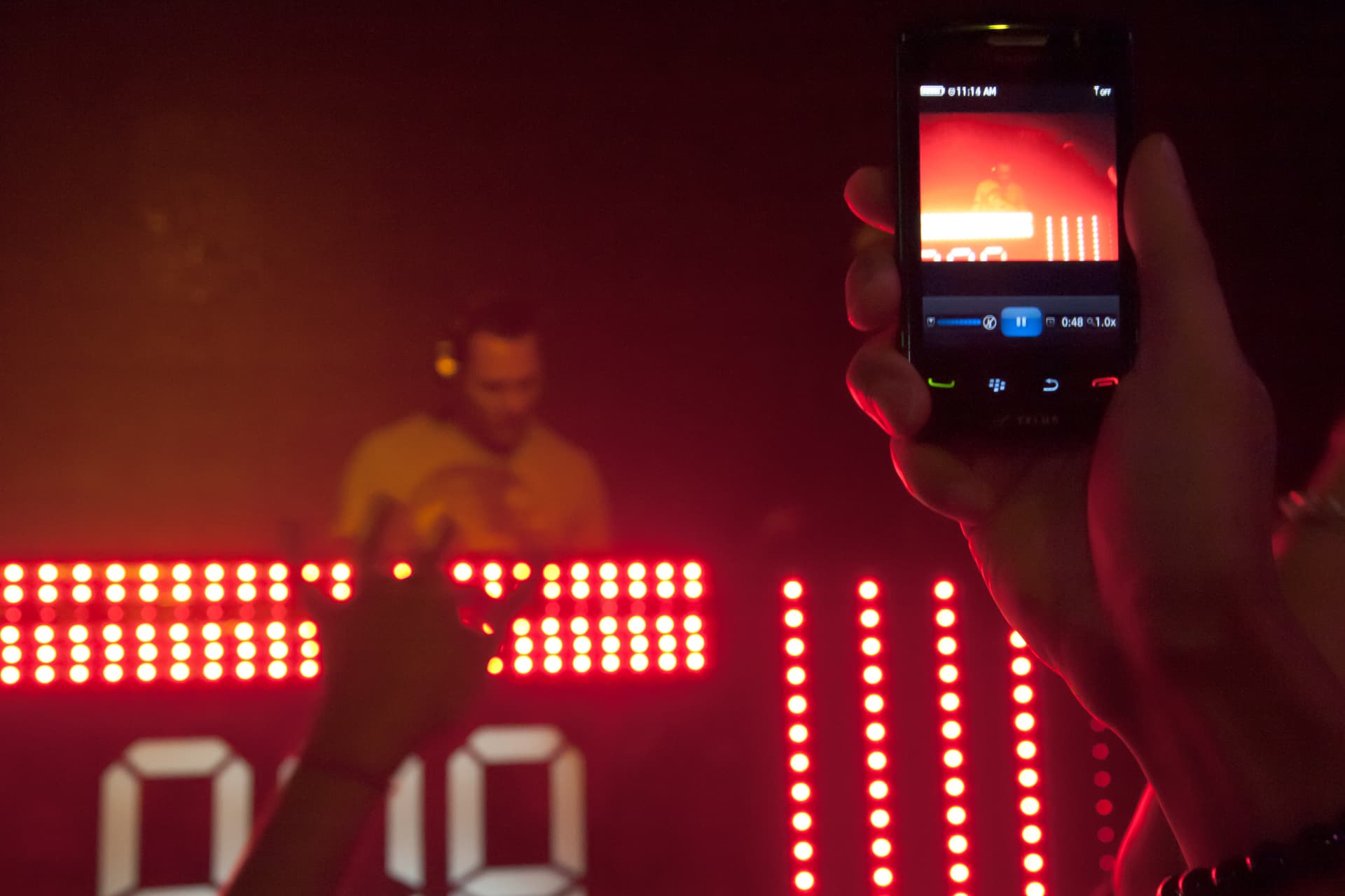 DJ Tiesto in 808 Nightclub playing trance music, Bangkok, Thailand
