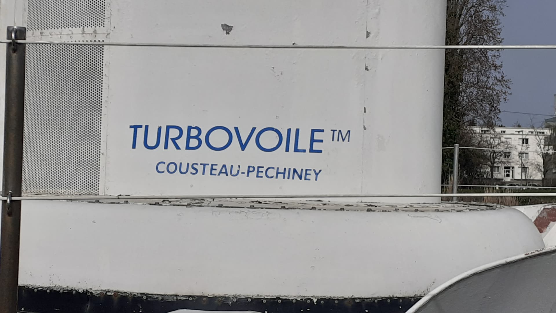 Detail of an Alcyone turbosail