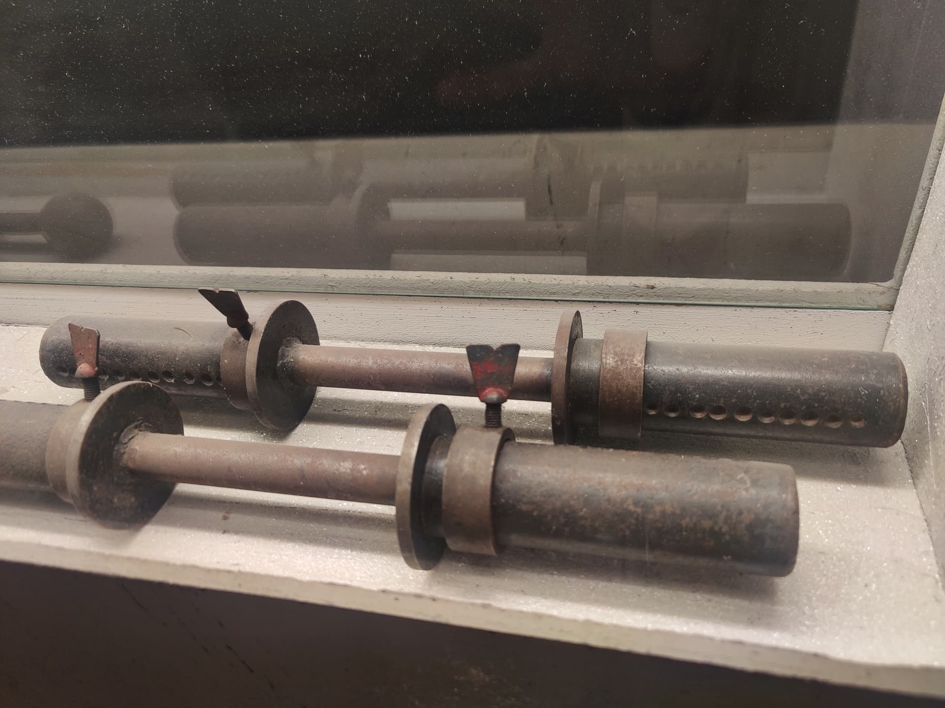 Rudolf Ismayr's dumbbells