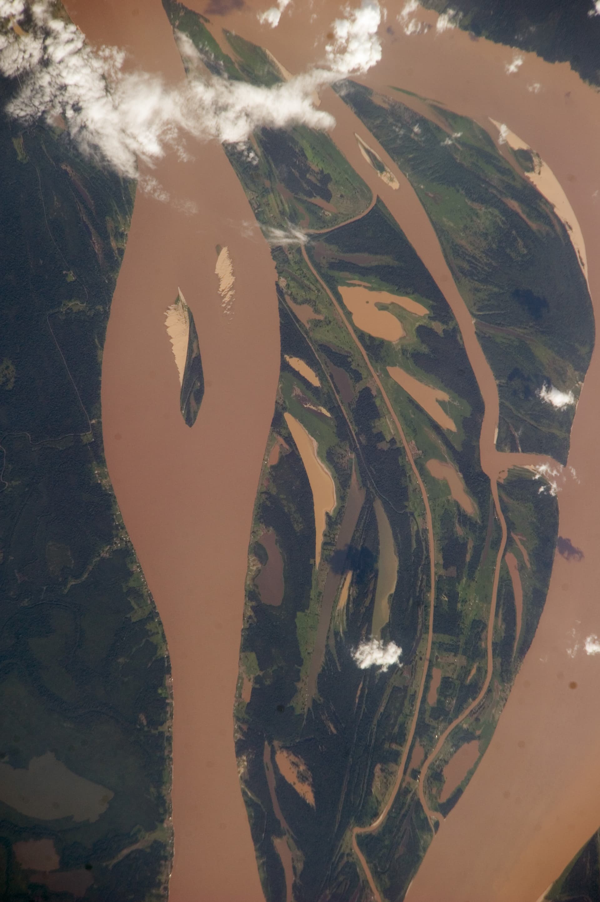 The Amazon river system from orbit