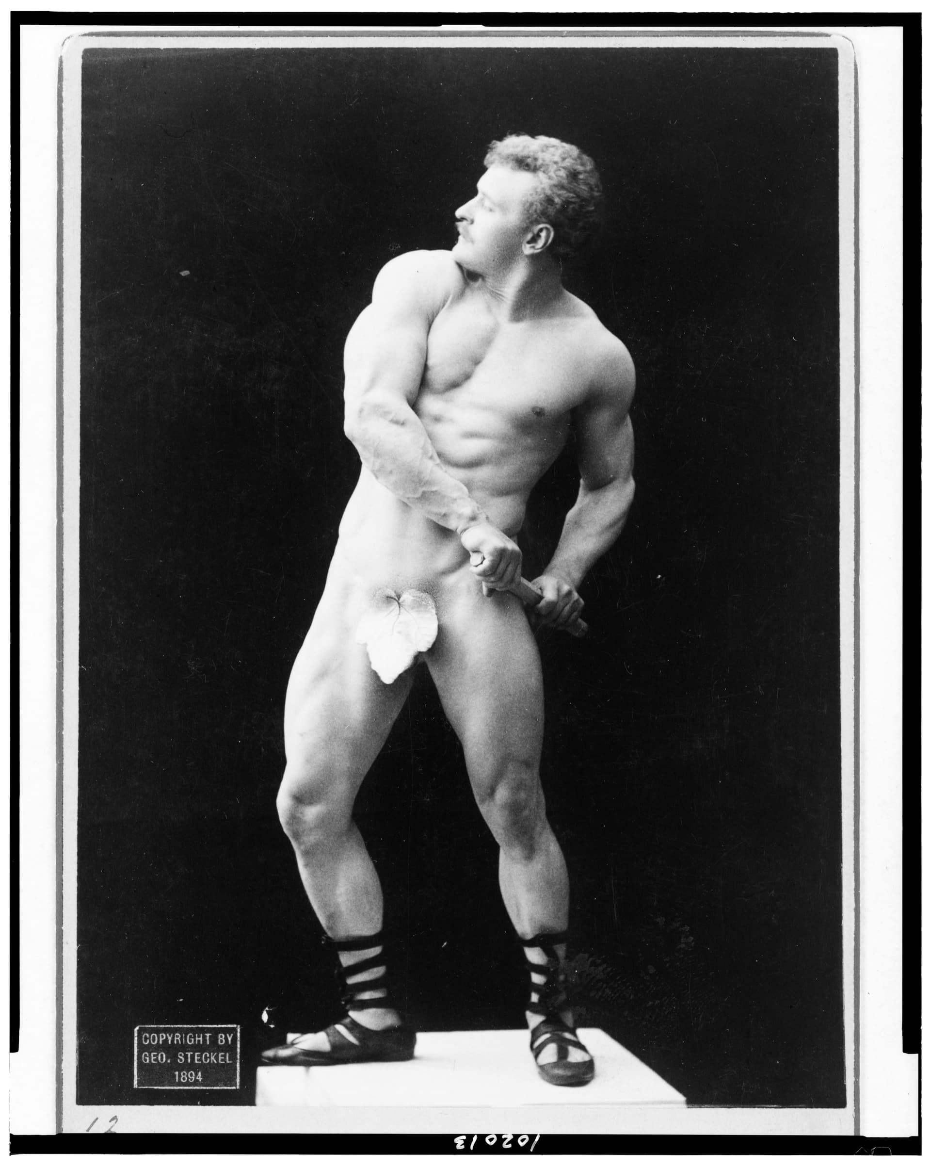 Sandow photographed by Steckel in Los Angeles