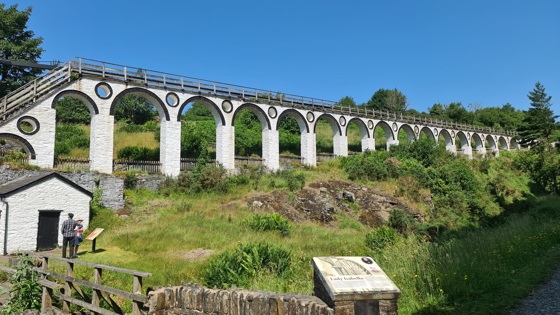 Pump Rod Viaduct, Lady Isabella, the Great Laxey Wheel