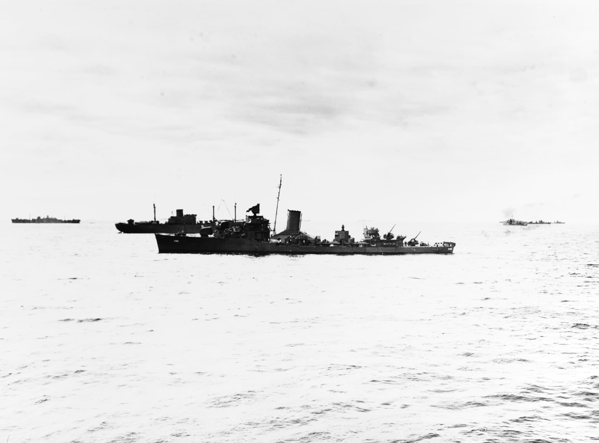 USS Ralph Talbot (DD-390) off Guadalcanal in August 1942