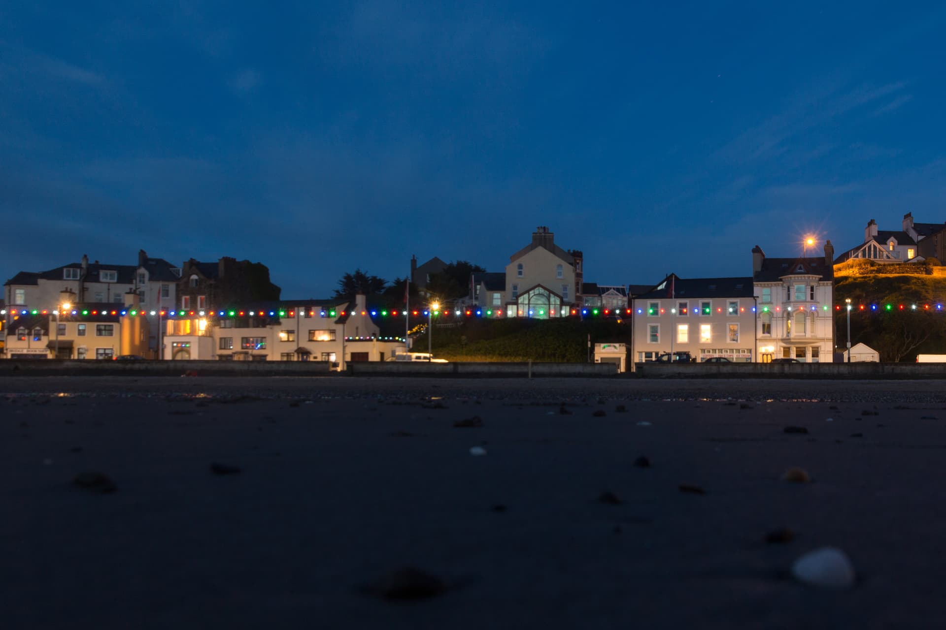 Port Erin at night, May, 2017