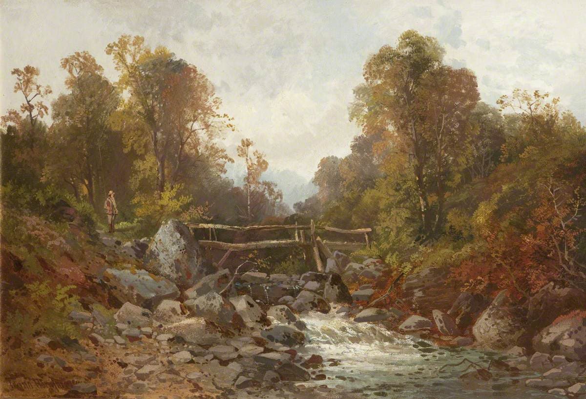 Franz Höpfner (1840-1893) - Landscape - PCF80 - Tynwald