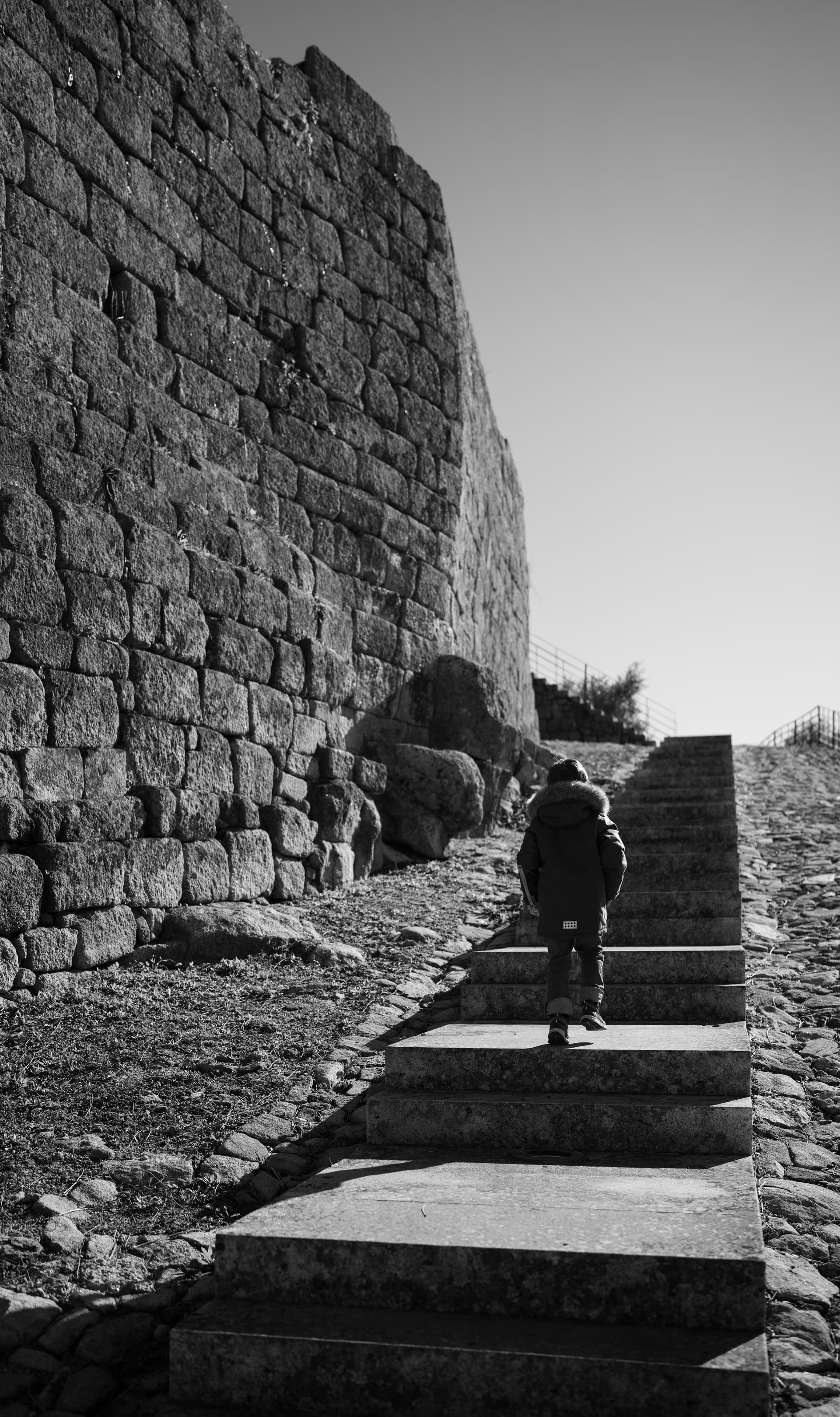 Stone stairway of Idanha-a-Nova castle