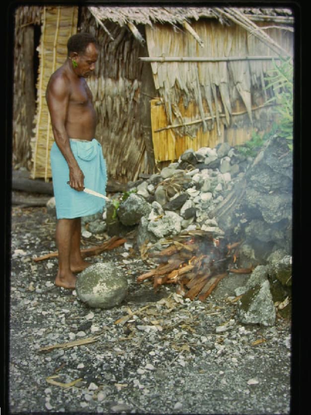 Pig sacrifice for reconciliation, Lau Lagoon