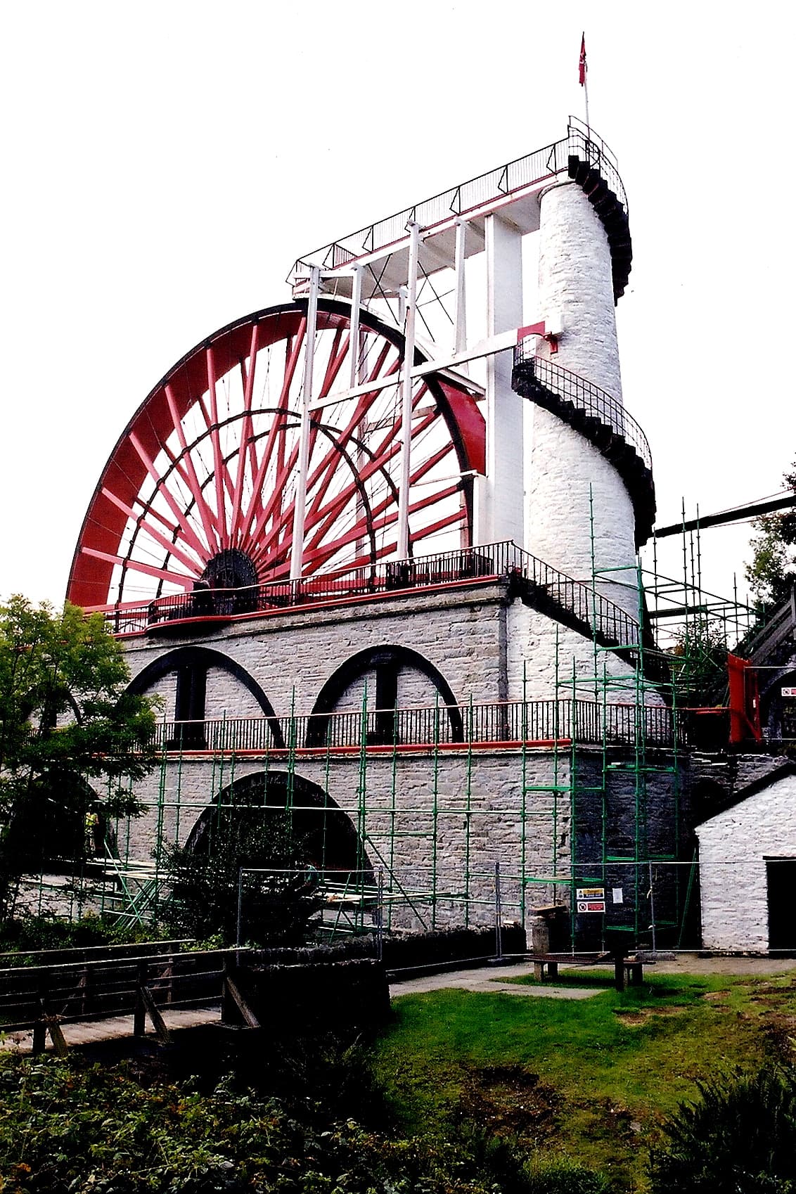 Laxey Wheel - View to southwest