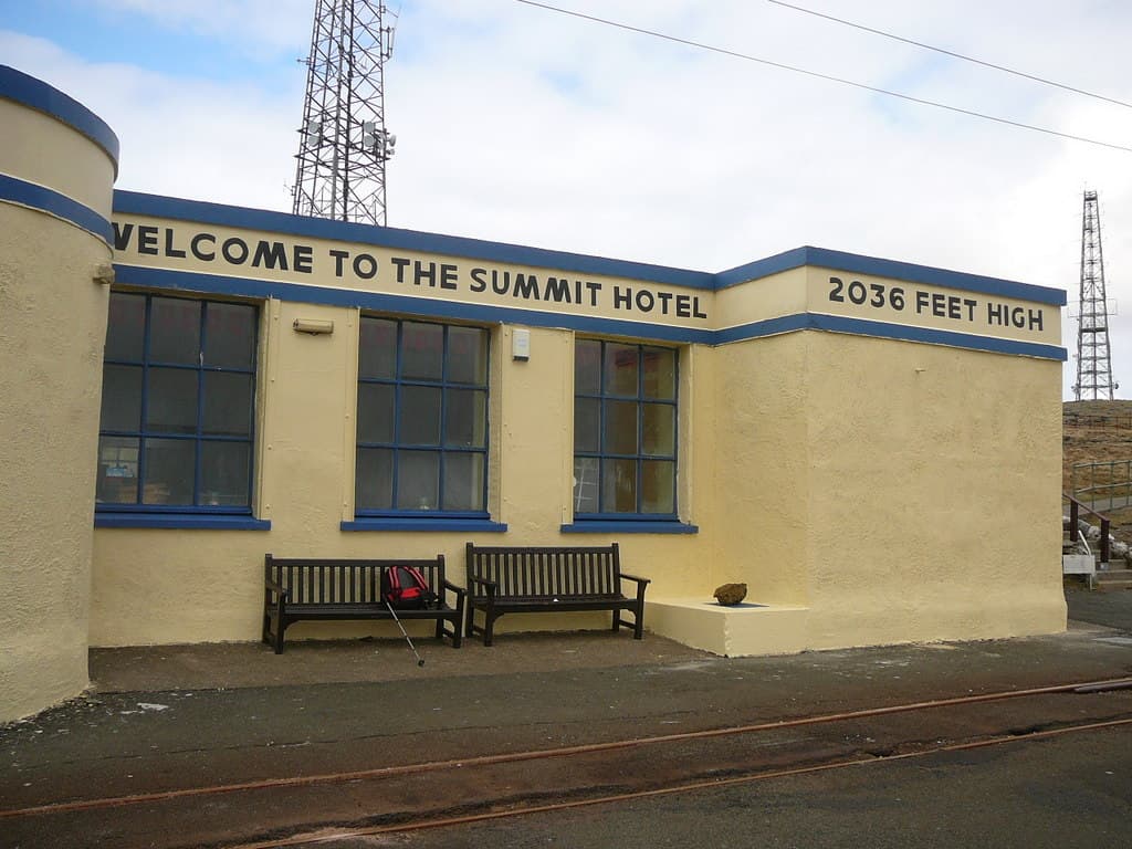 Summit cafe on Snaefell